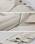 0122stepll Combinaison trench à ceinture