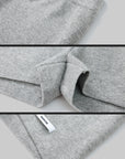 WARDEN EDGE Oversized Hoodie & Shorts Set - Streetwear-Inspired Design - PINKPARKS