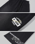 WARDEN EDGE Washed Wide Leg Sweatpants Low Rise Drawstring Oversized Pants