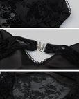 ROVENTE Sheer Velvet Maxi Dress - PINKPARKS