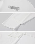 WARDEN EDGE Progress Barcode Relaxed Long Sleeve Top