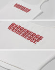 WARDEN EDGE Distorted Logo Ribbed Tank Top