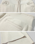 ROVENTE Wide-Leg Drawstring Sweatpants - PINKPARKS