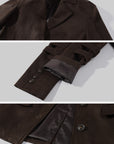 Rase le sol Harness-Sleeve Tailored Wool Jacket