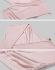 Hydrae Sheer Drape Backless Off-Shoulder Top