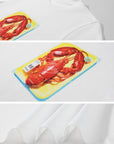 0122stepll Lobster Graphic Slim Fit Tee