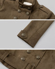 IAMXIAA Military Belted Ultra Cropped Jacket