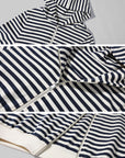WARDEN EDGE Ensemble à capuche courte rayée et pantalon large