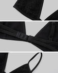 IAMXIAA Sheer Lace Triangle Bra