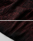 DOINDULGE Sheer Textured Long Sleeve T-Shirt