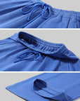 WARDEN EDGE Cobalt Wide-Leg Sweatpants