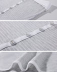 Hydrae Ensemble haut tube en maille rayée & jupe longue