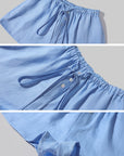 ROVENTE Chemise à coupe décontractée & Ensemble short à cordon