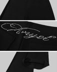 Hydrae Ensemble veste zippée ornée de strass & pantalon large