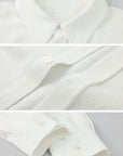 0122stepll Ensemble Chemise en Lin & Pantalon Décontracté