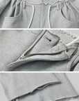 WARDEN EDGE Drawstring Casual Wide-Leg Sweatpants