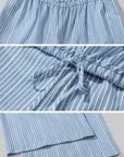 ROVENTE Riviera Striped Wide-Leg Pants - PINKPARKS