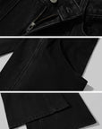 WARDEN EDGE Oversized Wide-Leg Jeans with Exaggerated Pocket Design