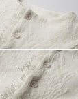 DOINDULGE Deconstructed Draped Top with Embroidered Lace Overlay