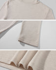 Hydrae Sheer Turtleneck Short Sleeve Top