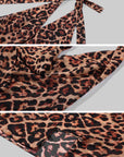 0122stepll Leopard Mesh Halter Top & Sheer Maxi Skirt Set