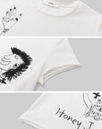 IAMXIAA Honey I Quit Graphic Baby Tee