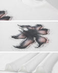Rase le sol Faded Flower Graphic Oversized Cotton T-shirt