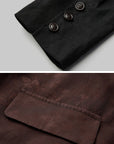 DOINDULGE Deconstructed Spliced Blazer