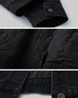 Warden Edge Faux Fur Trimmed Denim Jacket - PINKPARKS
