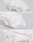 WARDEN EDGE Lace-Trim Ruffle Camisole & Shorts Set