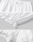 WARDEN EDGE White Bloom Shorts