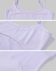 DreamyNerd Lavender Sheer Contour Maxi Dress