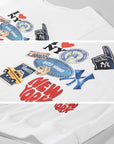 0122stepll New York Graphic Oversized Sweatshirt