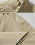 WARDEN EDGE Minimal Zip Jacket with Structured Collar