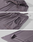 WARDEN EDGE Minimal Zip Hoodie & Camisole & Wide Leg Pants Three Piece Set