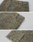 IAMXIAA Textured Tweed Jacket and Skirt Set