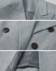 ROVENTE Structured Oversized Blazer & Tailored Pants Set - PINKPARKS