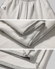 WARDEN EDGE Fleece Wide Leg Sweatpants Oversized Street Style Joggers