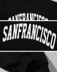 WARDEN EDGE Oversized San Francisco Sweatshirt Casual Streetwear Pullover