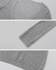 IAMXIAA Deep V-Neck Sheer Knit Sweater