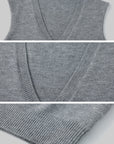 WARDEN EDGE Layered V-Neck Knit Vest