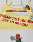 WARDEN EDGE Yellow Badge Tank - PINKPARKS