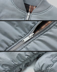 WARDEN EDGE Plaid and Solid Reversible Padded Jacket - PINKPARKS