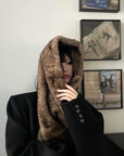 0122stepll Faux Fur Scarf