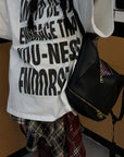 WARDEN EDGE Oversized Graphic Tee - PINKPARKS