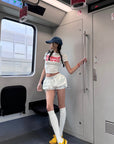 WARDEN EDGE White Bloom Shorts