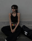 WARDEN EDGE Ribbed Racerback Tank Top - PINKPARKS