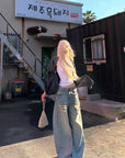 Rase le sol Ribbed Tank Top - PINKPARKS
