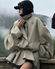 WARDEN EDGE Unisex Deconstructed Trench Coat - PINKPARKS