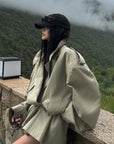 WARDEN EDGE Unisex Deconstructed Trench Coat - PINKPARKS